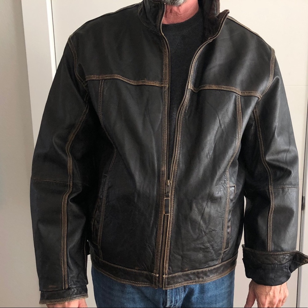 Men’s Tommy Bahama Leather Jacket